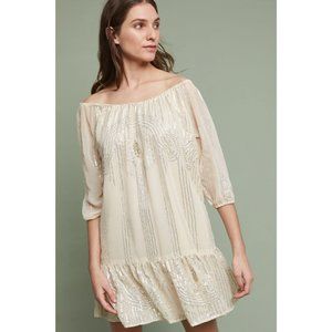 NWT Anthropologie Carolina K Charo Sequin Swing Dress